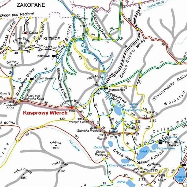 Ile km ma szlak na Kasprowy Wierch? Sprawdź najpopularniejsze trasy